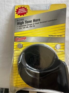 Champs High Tone Horn Yellow and Black